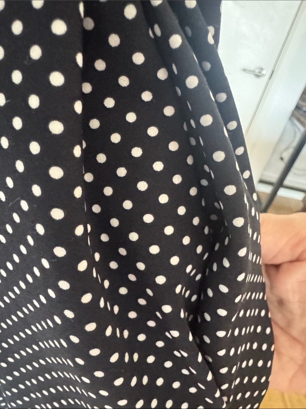 EUC lululemon Here To There Black Polka Dot Dress Navy 8 - Picture 4 of 8